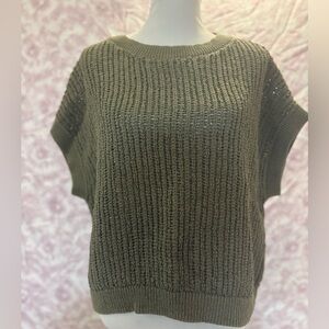 Banana Republic Open Weave Cropped Sweater